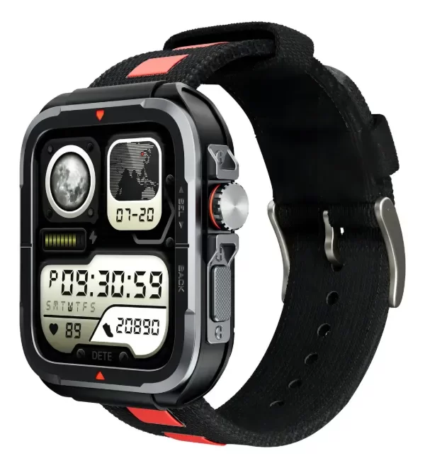Producto - Smartwatch Udfine Watch Gt Negro Doble Malla Alexa Llamadas