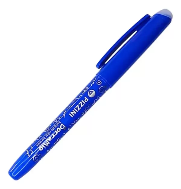 Producto - Lapicera borrable Pizzini BorraMío 0.7mm recargable azul