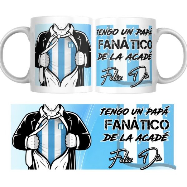 Producto - Taza - Dia del padre - Yo tengo un papá fanático de la acadé (Racing)