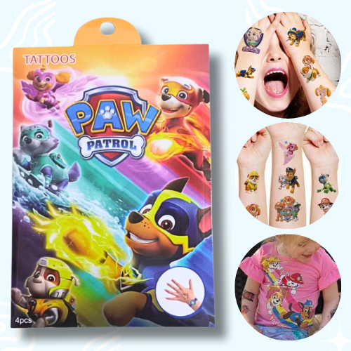 Producto - Tatuajes Temporales Paw Patrol x 10