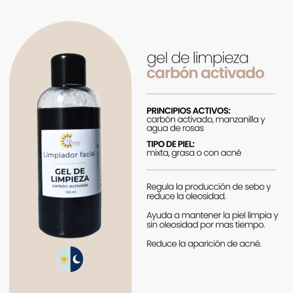 Producto - Gel de limpieza facial de carbón activado - 2