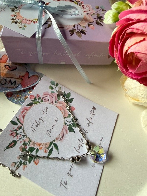 Producto - Collar corazón símil cristal