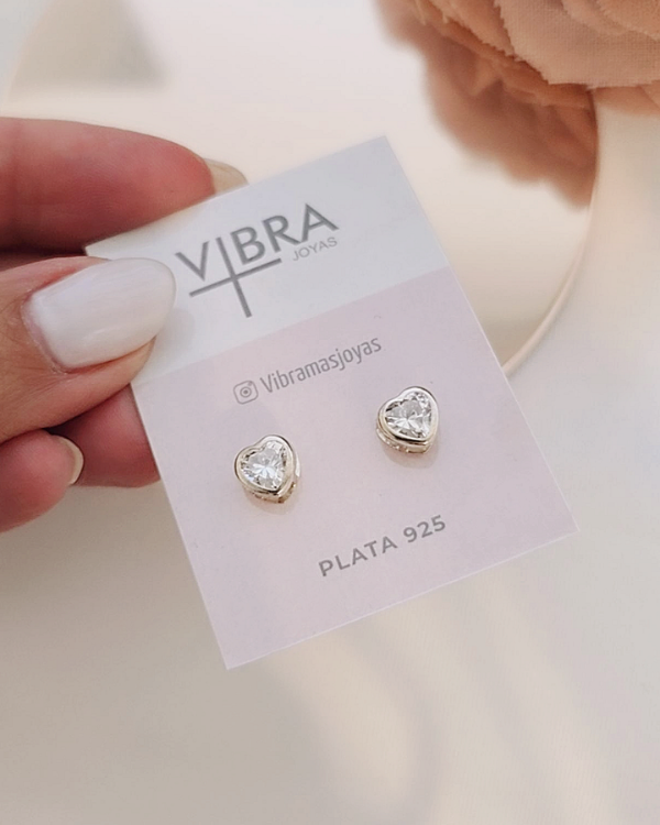 Producto - AROS CORAZÓN CUBIC