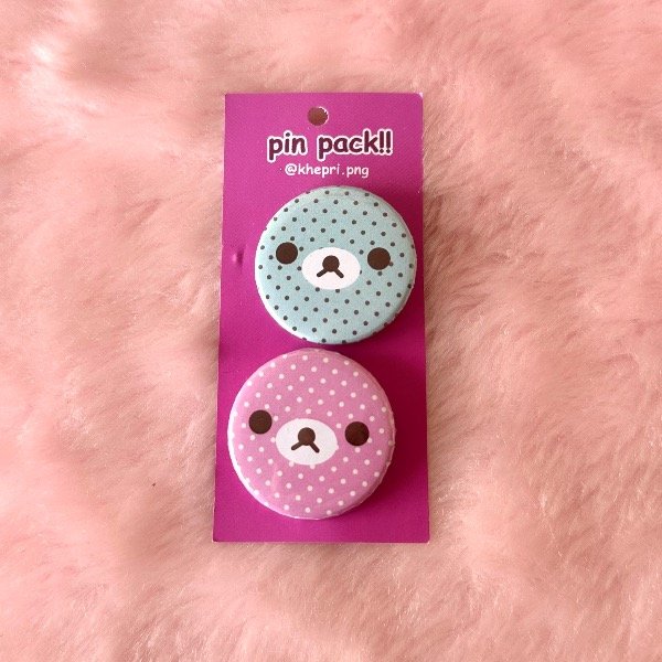 Producto - Pin pack rilakkuma mint strawberry