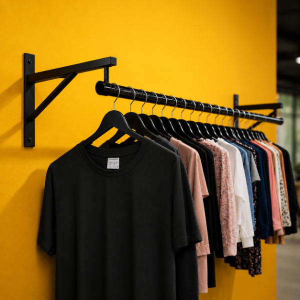 Producto - Perchero Pared 100 cm total black