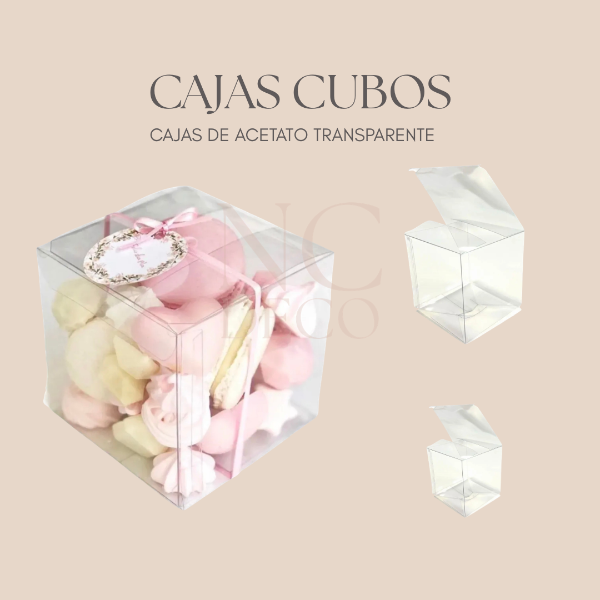 Producto - Caja Cubo acetato - 1