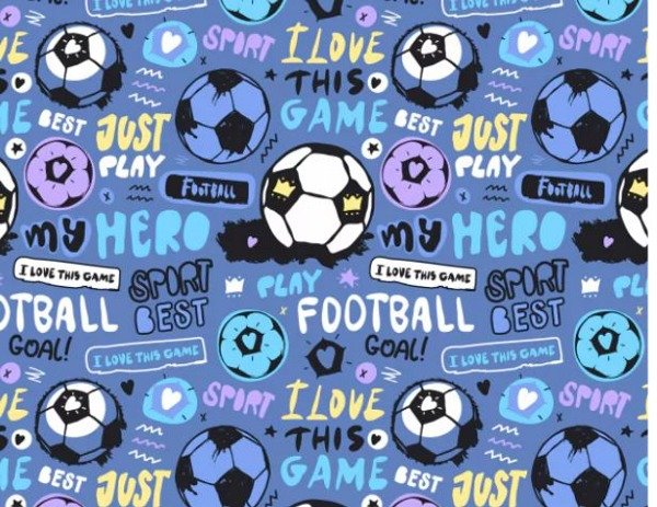 Producto - Fútbol fondo celeste
