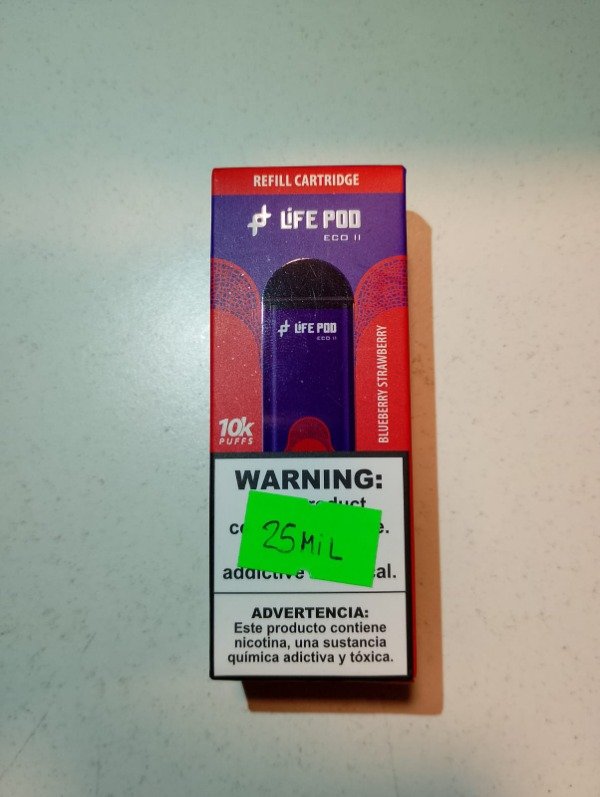 Producto - CARTUCHO "BLUEBERRY STRAWBERRY" 10.000puff - LIFEPOD