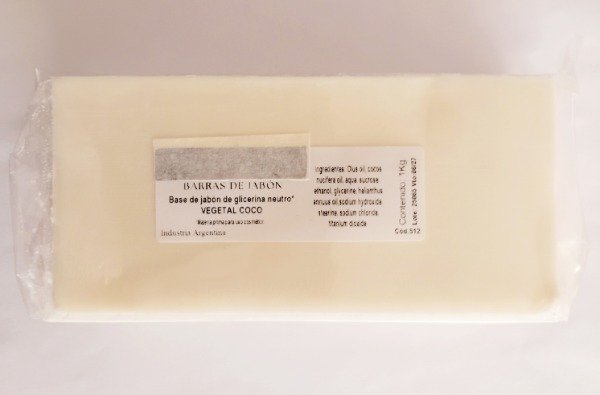 Producto - Base jabon glicerina coco vegano