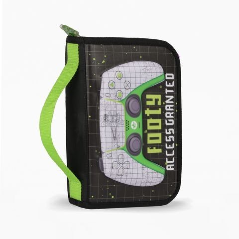 Producto - CARTUCHERA 1 PISO DESPLEGABLE LEVEL UP 14X22CM X UNIDAD COLORES SURTIDOS FOOTY