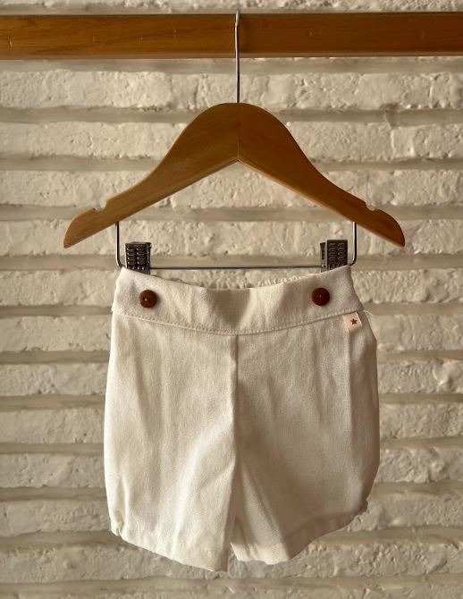 Producto - Short sastrero crema
