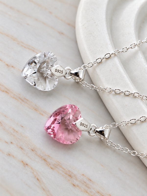 Producto - CADENA DE PLATA CORAZÓN CUBIC 5440 - 1