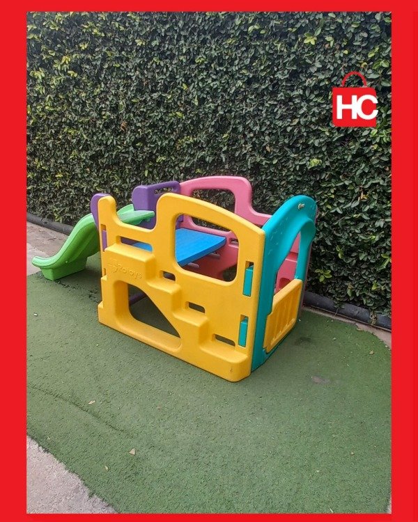 Producto - Plaza de juegos / Mangrullo con tobogán Rotoys - Diversión total en el patio - 0