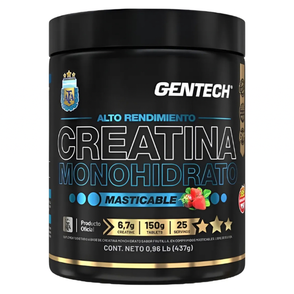 Producto - CREATINA MONOHIDRATO MASTICABLE 150 TABS GENTECH