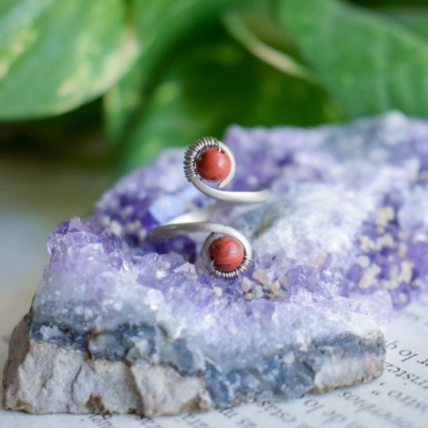 Producto - Anillo Oasis de Jaspe Rojo