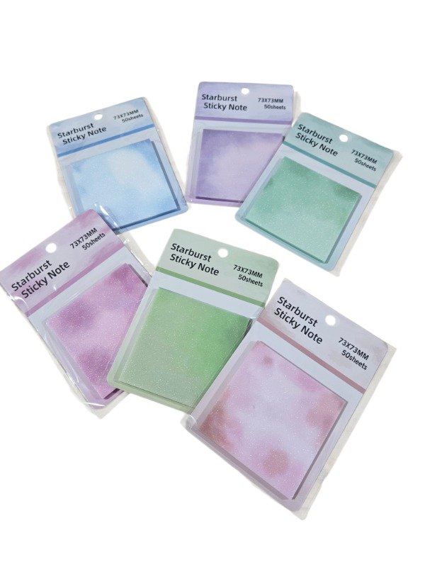 Producto - Notas Adhesivas con glitter Cielo