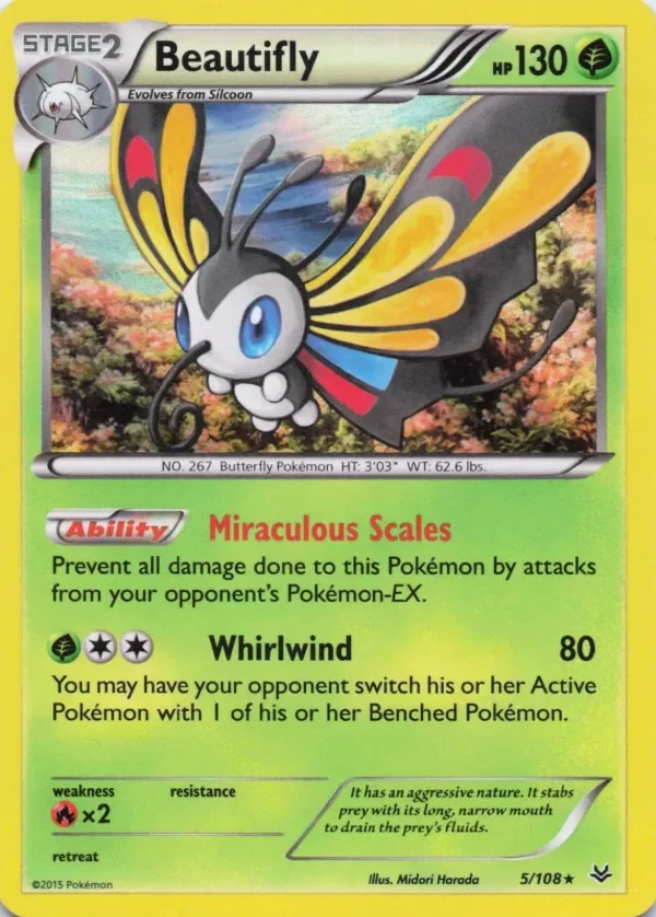 Producto - Beautifly - 5/108 - Roaring Skies - Holo