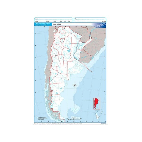 Producto - Mapa Escolar Oficio