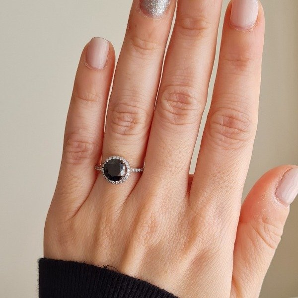 Producto - Anillo círculo negro