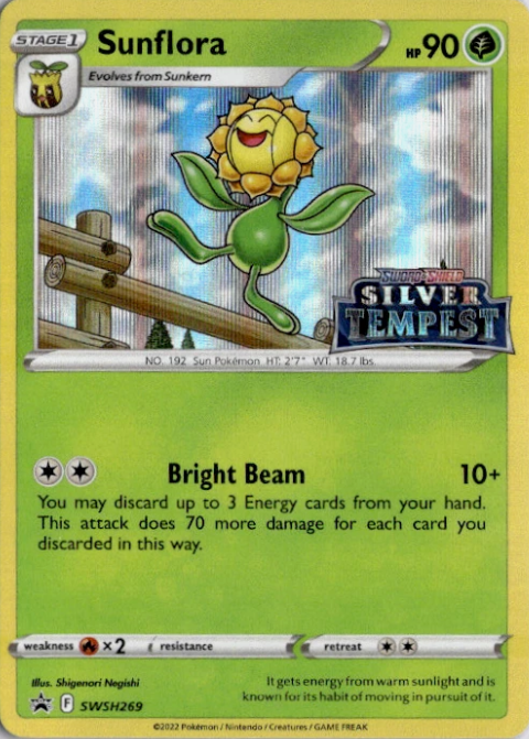 Producto - Sunflora SWSH269 Prerelease - Sword and Shield: Black Star Promos