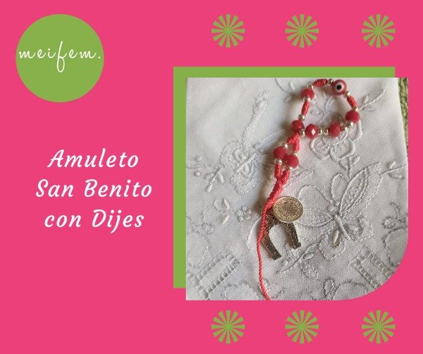 Producto - Amuleto San Benito con Dijes