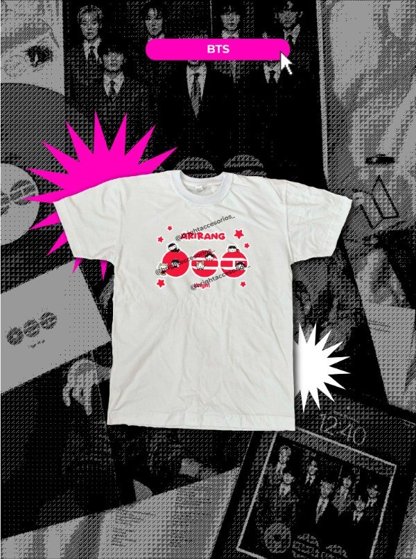 Producto - Remera Kittys BTS Arirang - FANGIRLS