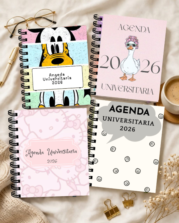 Producto - Pack agendas universitarias editable