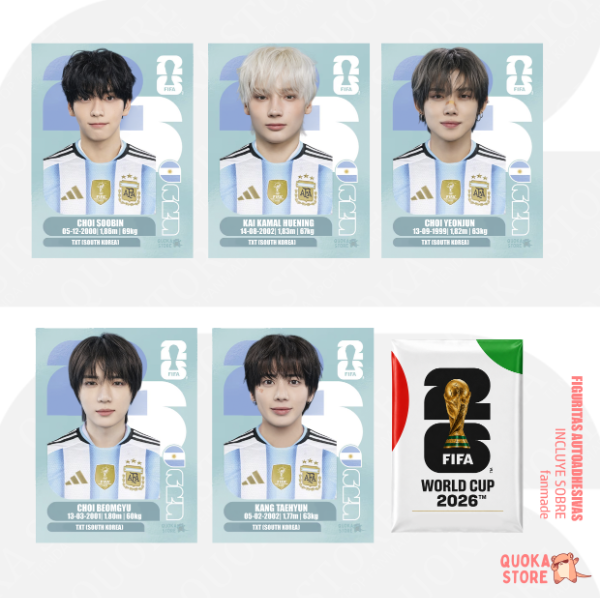 Producto - Pack Figuritas TXT ARGENTINA - FIFA World Cup 2026
