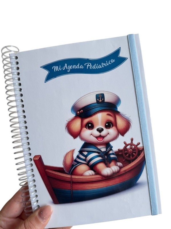 Producto - Agenda pediátrica perrito en canoa