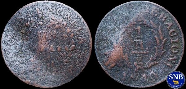 Producto - Buenos Aires - 1 Real (1840) A9-R4 [F] CJ #16.1.14 - Confederación Argentina