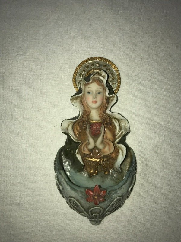 Producto - holy water font of the Virgin of the Mystic Rose.