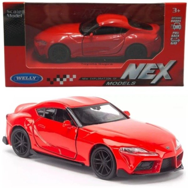 Producto - Auto Welly Nex Models Toyota GR Supra Red