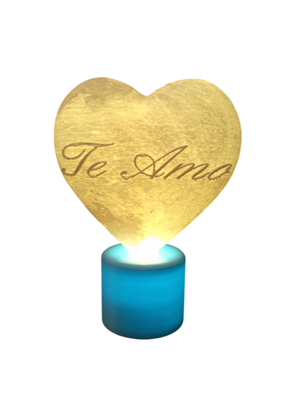 Producto - Lámpara corazón con frase personalizada