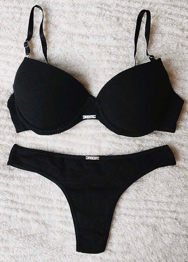 Producto - LALU 2003 CONJUNTO TAZA SOFT DE ALGODÓN NEGRO