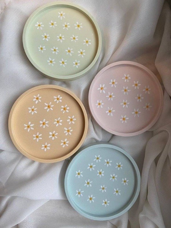 Producto - Molde bandeja -posavaso circular 10 cm - 4