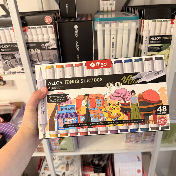 Producto - Marcadores Filgo Alloy tonos surtidos x 48 colores