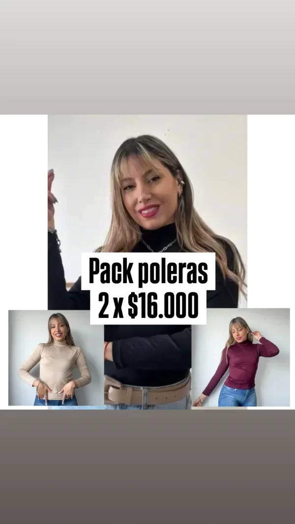 Producto - PACK X 2 POLERAS