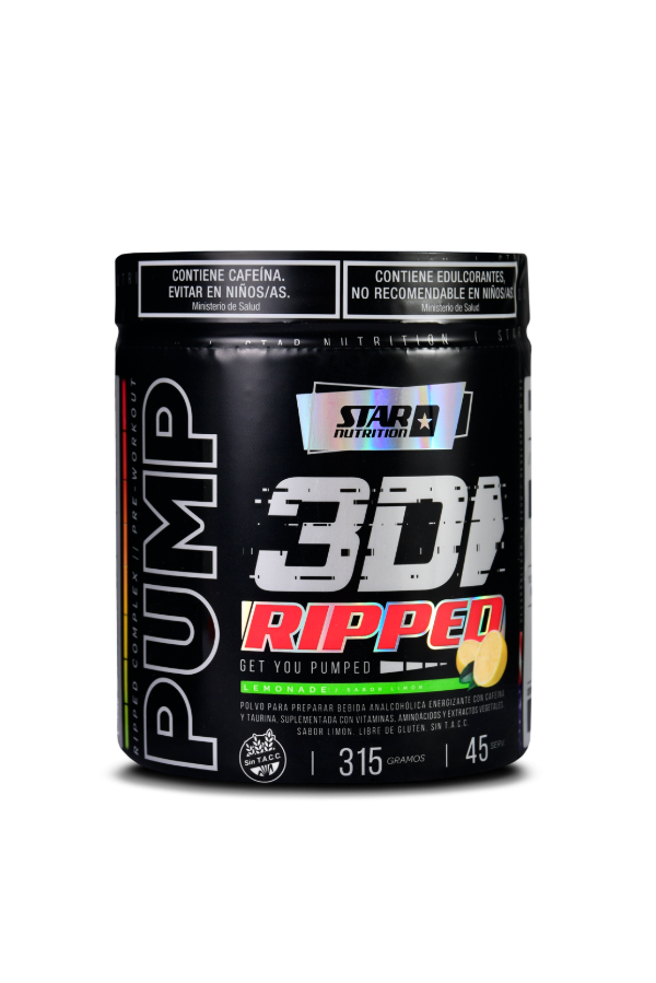 Producto - Pre Entreno Pre-workout Pump 3d Rippen 315 Grs Con Cafeina