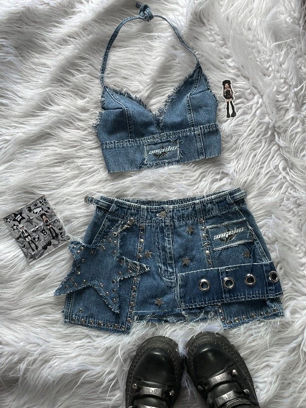 Producto - Denim Bra-Top