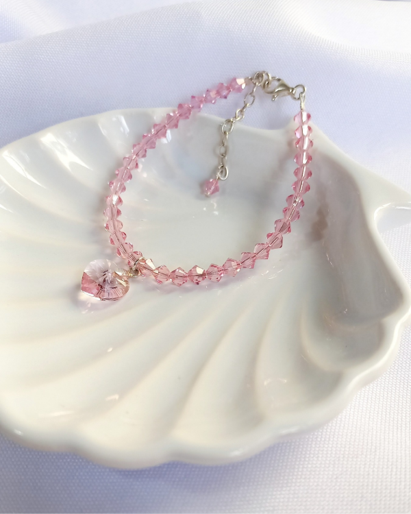 Producto - Pulsera Cristal Sw Roma Rosa bebe