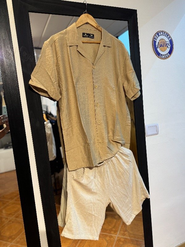 Producto - Conjunto Lino Camisa + Bermuda