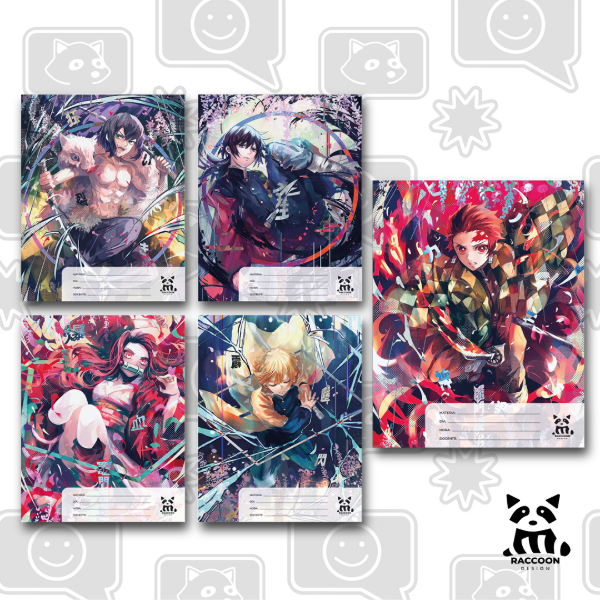 Producto - Separadores Demon Slayer Fan Art