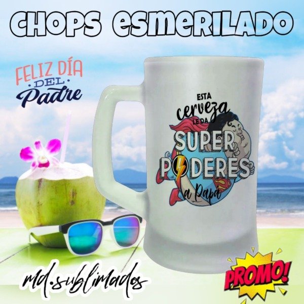 Producto - Chop de vidrio dia del padre
