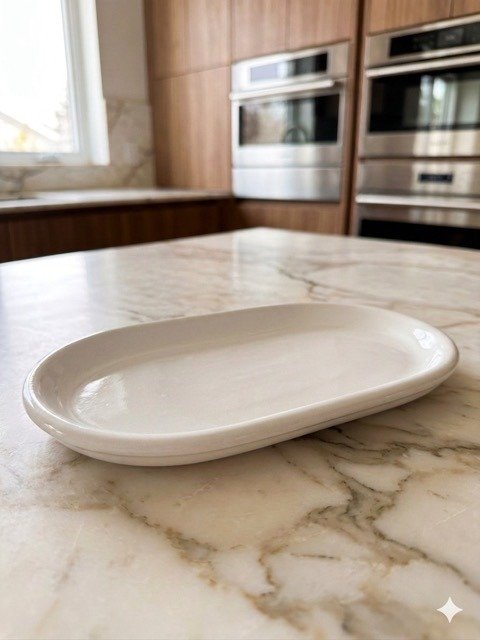 Producto - Bandeja oval blanca - 0