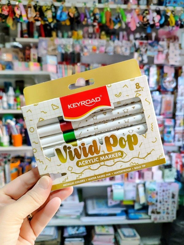 Producto - Marcadores Acrílicos Metalizados VIVID POP x 8