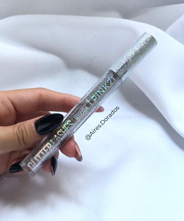 Producto - Mascara de pestañas con GLITTER PINK21