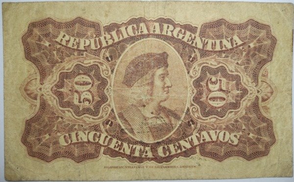 Producto - Fraccionario 50 centavos año 1896 - 1