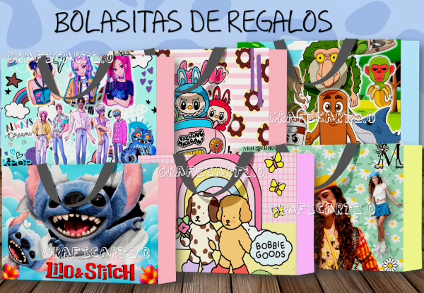 Producto - BOLSITAS DE REGALO IMPRIMIBLES EDITABLES 2025