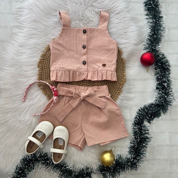 Producto - Conjunto Fátima rosa solo talle 12