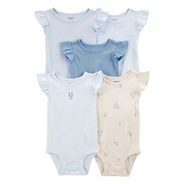 Producto - Pack carter's 5 Bodys Blue